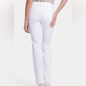 NYDJ Women's Straight Leg White Jeans size 12